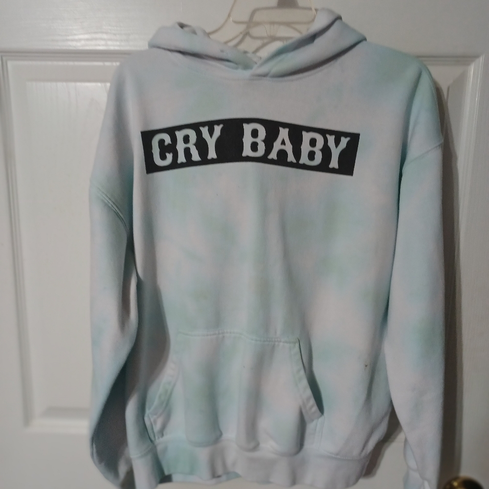 Cry Baby Hoodie Large TyeDye